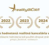 The best-rated real estate agency in Trnava, awarded in the years 2021-2025.