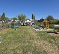 Playground and garden on a residential plot, Holubyho Street, Pezinok.