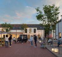 In Senec at the South Gate, there are offices with a café and a school.