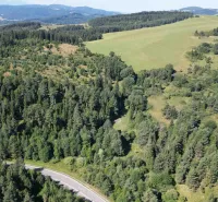 Forests and meadows on agricultural and forest lands near Stará Ľubovňa.
