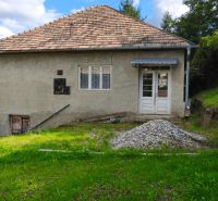 A family house in Olováry with a sloped roof and a green lawn in the front part.