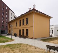 Square in Košice - Old Town district on Továrenská Street.