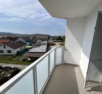 A view from the balcony in a 3-room apartment on Okružná Street in Dubnica nad Váhom.