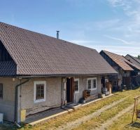 A family house in Žabokreky with a large garden and a traditional roof.