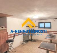 Interior of a family house with wooden paneling and storage spaces.