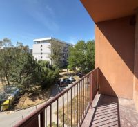 Balcony in a 2-room apartment on Stromová Street in Košice, Staré Mesto district.