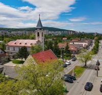 Church and street in Bratislava - Lamač on Studenohorská close to nature and the city.