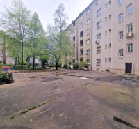 The courtyard between the apartment buildings on Murgašova Street in Bratislava - Staré Mesto.