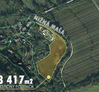 Aerial view of investment recreational lands near Nižná Maša, Betliar.