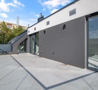 Spacious terrace on Bartókova Street in Bratislava - Staré Mesto, 5 or more bedroom apartment.