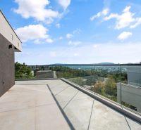 A terrace with a view of the city in Bratislava on Bartókova Street, a 5 or more room apartment.