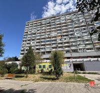 Apartment building on Šustekova Street in Bratislava-Petržalka, Studio apartment with surrounding greenery.