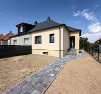 A family house on Trnavská Street in Nitra with an access path and a yard.