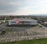 Production premises on Pezinská Street in Vinosady, large paved area.