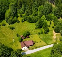 A family house on Čierne Street in Makov, surrounded by meadows and forest.