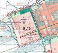 The map shows the layout of plots - housing in Lužianky, with details of the area and infrastructure.