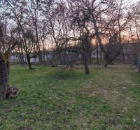 Sunset over the grassy plot on A. H. Škultétyho Street, Veľký Krtíš.