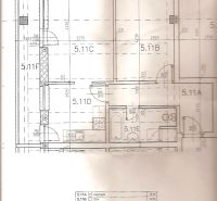 Floor plan of a 2-room apartment with a bathroom and a loggia in Bratislava at Račianske mýto.
