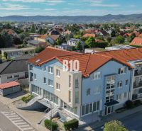 A view of a residential district in Bratislava III, dominated by the roof of a 2-room apartment.