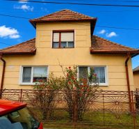 A family house in Oslany with a brick roof and a decorative fence.