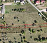 Lands - housing in Jarabina, with visible plots outlined in red.