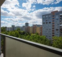 View from the balcony on Tatranská Street, Košice - Staré Mesto district to the housing estate.