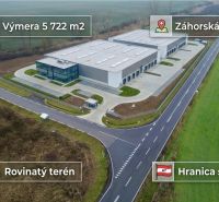 Industrial building on flat terrain in the village of Záhorská Ves, Commercial land.