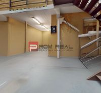 The staircase leading to the floor in the offices on Elektrárenská Street in Bratislava III.
