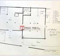 Floor plan of a warehouse with an office and other spaces. Warehouses and halls.