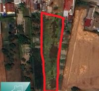 Aerial view of a residential plot on Vrbová Street in Jelka.