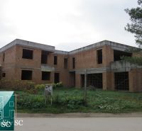 Unfinished construction of a family house on Záhumenská Street in Kráľová pri Senci.