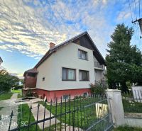 A family house on a street in Turany with a spacious garden and a concrete walkway.