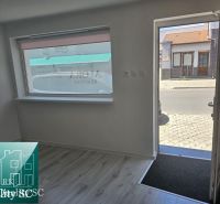 Commercial premises with wood decor flooring, view of Lichnerova Street in Senec.