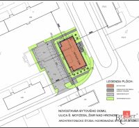 Architectural plan of the apartment building on Š. Moysesa Street in Žiar nad Hronom.