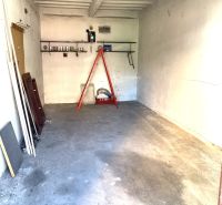 Garages with a ladder, shelf, and concrete floor, Bratislava - Ružinov, Čmelíkova.