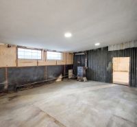 Industrial interior in warehouses and halls with concrete floors and light walls.