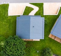 Aerial view of the roof of a recreational apartment in Centre, Veľký Slavkov.