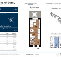Floor plan of Recreational Apartment Javor 2 with a 3+kk layout and a terrace.
