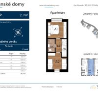 Floor plan of a recreational apartment with an area of 66.4 m² on the second floor.