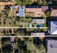 A family house on Sadová Street in the town of Vrbové, with a spacious yard and a swimming pool.