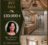 For sale: 3-room apartment in Šaľa on M. M. Hodžu, with a wooden decor floor.