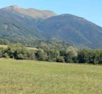 Recreational plots in Turany with a view of beautiful green mountains and forests.