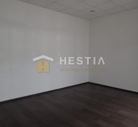 An empty room with a wooden decor floor in a 2-room apartment.