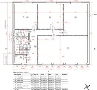 Floor plan of commercial premises with room designation and surface specification.