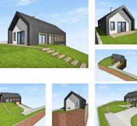 Visualization of a house on Pozemky - living on Sládkovičova Street in Považská Bystrica.
