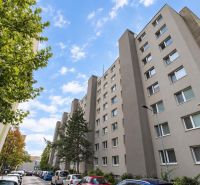 Apartment building and greenery on Gallayova Street in Bratislava - Dúbravka.