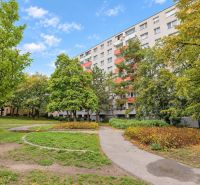 An apartment building surrounded by greenery on Gallayova Street in Bratislava - Dúbravka.