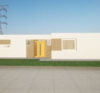 A family house in Michal na Ostrove on Kolónia Street with a modern facade design.