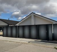 A family house on Cífer Street in Trnava with a modern fence and gate.
