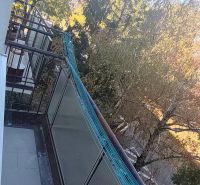 A balcony with a view of greenery from Sečovská Street, Bratislava - Ružinov, 3-room apartment.